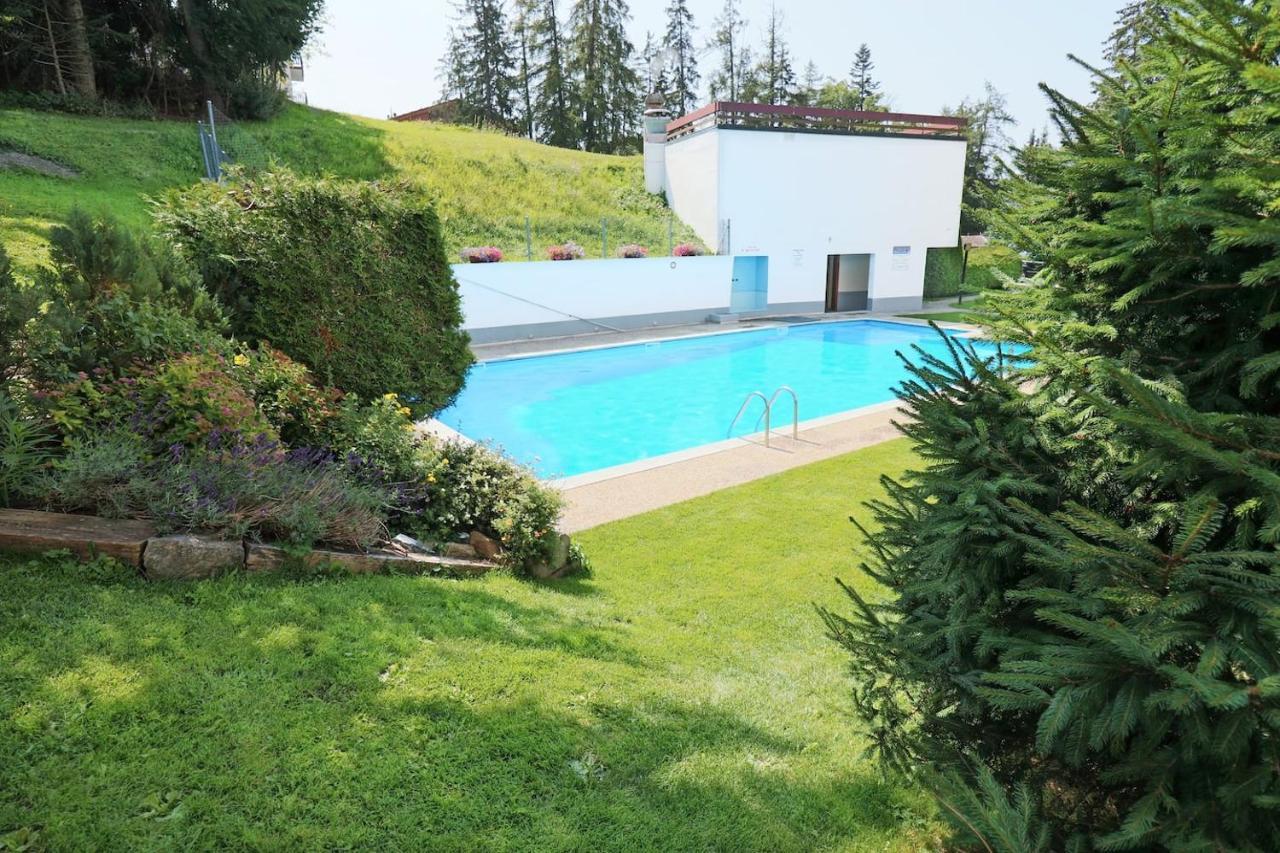 Studio Renove Et Chaleureux En Plein Centre Crans-Montana Exterior foto